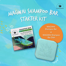 Load image into Gallery viewer, MAGWAI Shampoo Bar Starter Kit Bundle | Shampoo Bar + Dish / Travel Case