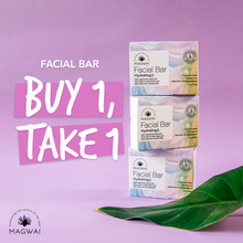 Load image into Gallery viewer, Buy 1 Take 1 MAGWAI Facial Bar 100g | Hydrate, nourish, glow | Gentle for all skin types