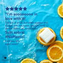 Load image into Gallery viewer, MAGWAI Conditioner Blend, the first bar-to-liquid conditioner in the Philippines, designed for mature hair treatment; sulfate-free, glycerin-free, and safe for all hair types including curly hair (CGM friendly), with a fresh fruity-floral scent.