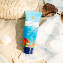 Load image into Gallery viewer, MAGWAI sheer mineral reef safe sunscreen or sunblock with less white cast and broad spectrum spf50 pa++++, has lightweight non-greasy formula, keeps your face and body stay fresh.