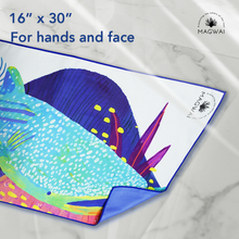 Load image into Gallery viewer, MAGWAI Hand Towel in Butanding / Whaleshark | Absorbent, Quick-Drying, & Multipurpose for Everyday