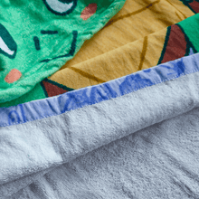 Load image into Gallery viewer, Baby Turtle Kids Towel Hoodie | 100% Cotton Soft and Absorbent Hooded Bath Towel Poncho Cape