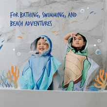 Load image into Gallery viewer, Baby Shark Kids Towel Hoodie | 100% Cotton Soft and Absorbent Hooded Bath Towel Poncho Cape + 1pc Free Facial Bar