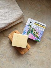 Load image into Gallery viewer, MAGWAI Shampoo Bar with Hairfall Defense, made from pH-balanced, sulfate-free ingredients to support hair growth and reduce hair fall; eco-friendly and plastic-free, suitable for all hair types and also perfect for curly hair (CGM friendly).