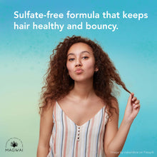 Load image into Gallery viewer, MAGWAI Scalp Soother Shampoo Bar with pH-balanced, sulfate-free formula; enriched with Tea Tree, Rosemary, and Lemongrass oils to cleanse and nourish the scalp, eco-friendly and safe for all hair types including curly hair (CGM friendly).