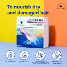 Load image into Gallery viewer, MAGWAI Shampoo Bar Soft and Silky variant with natural ingredients for smooth and manageable hair