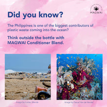 Load image into Gallery viewer, MAGWAI Conditioner Blend, the first bar-to-liquid conditioner in the Philippines, designed for mature hair treatment; sulfate-free, glycerin-free, and safe for all hair types including curly hair (CGM friendly), with a fresh fruity-floral scent.