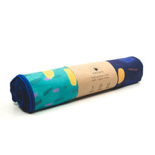 Load image into Gallery viewer, Lightweight, microfiber, quick-drying MAGWAI towel made from recycled plastic bottles, featuring the whale shark-inspired design; ideal for gym, travel, yoga, and daily use