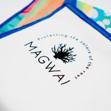 Load image into Gallery viewer, Lightweight, microfiber, quick-drying MAGWAI towel made from recycled plastic bottles, featuring the whale shark-inspired design; ideal for gym, travel, yoga, and daily use