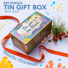 Load image into Gallery viewer, MAGWAI Tin Gift Box Rectangle 15x9x7 cm Reusable Container for Gifts &amp; Storage
