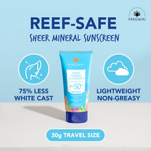 Load image into Gallery viewer, Magwai Sheer Mineral Sunscreen 30g
