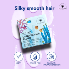 Load image into Gallery viewer, MAGWAI Strength and Shine Bundle | 1 Hairfall Defense + 1 Conditioner Blend + 1 Purple Shampoo
