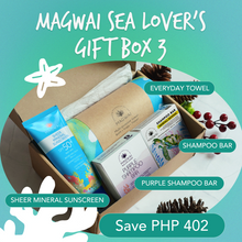 Load image into Gallery viewer, MAGWAI Sea Lover&#39;s Gift Box | Sun, Hair, &amp; Bath Essentials
