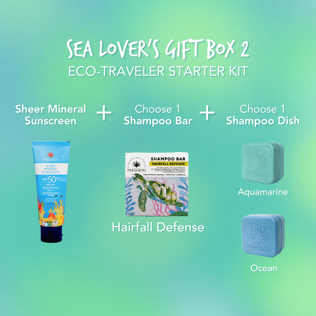MAGWAI Sea Lover's Gift Box | Eco-Travel Starter Kit