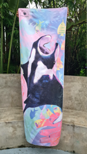 Load image into Gallery viewer, MAGWAI Quick-Drying Towels Manta Ray Pagi design, made with microfiber plastic recycled bottles. Available in beach towel size and hand or face towel size. Absorbent and quick-drying, sand-proof, multipurpose for beach, gym, bath or shower, Travel-friendly
