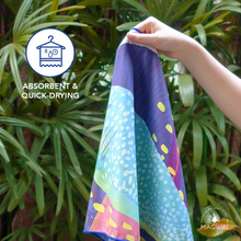 Load image into Gallery viewer, MAGWAI Hand Towel in Butanding / Whaleshark | Absorbent, Quick-Drying, &amp; Multipurpose for Everyday
