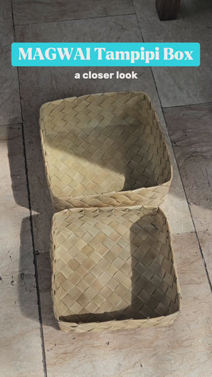 Biodegradable Tampipi gift box for sustainable MAGWAI products