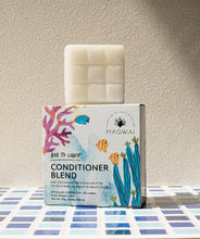 Load image into Gallery viewer, MAGWAI Conditioner Blend bar for silky smooth hair, eco-friendly and plastic-free
