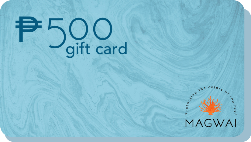 MAGWAI e-gift card for P500 and P1000 to promote sustainability and eco-friendly gifting